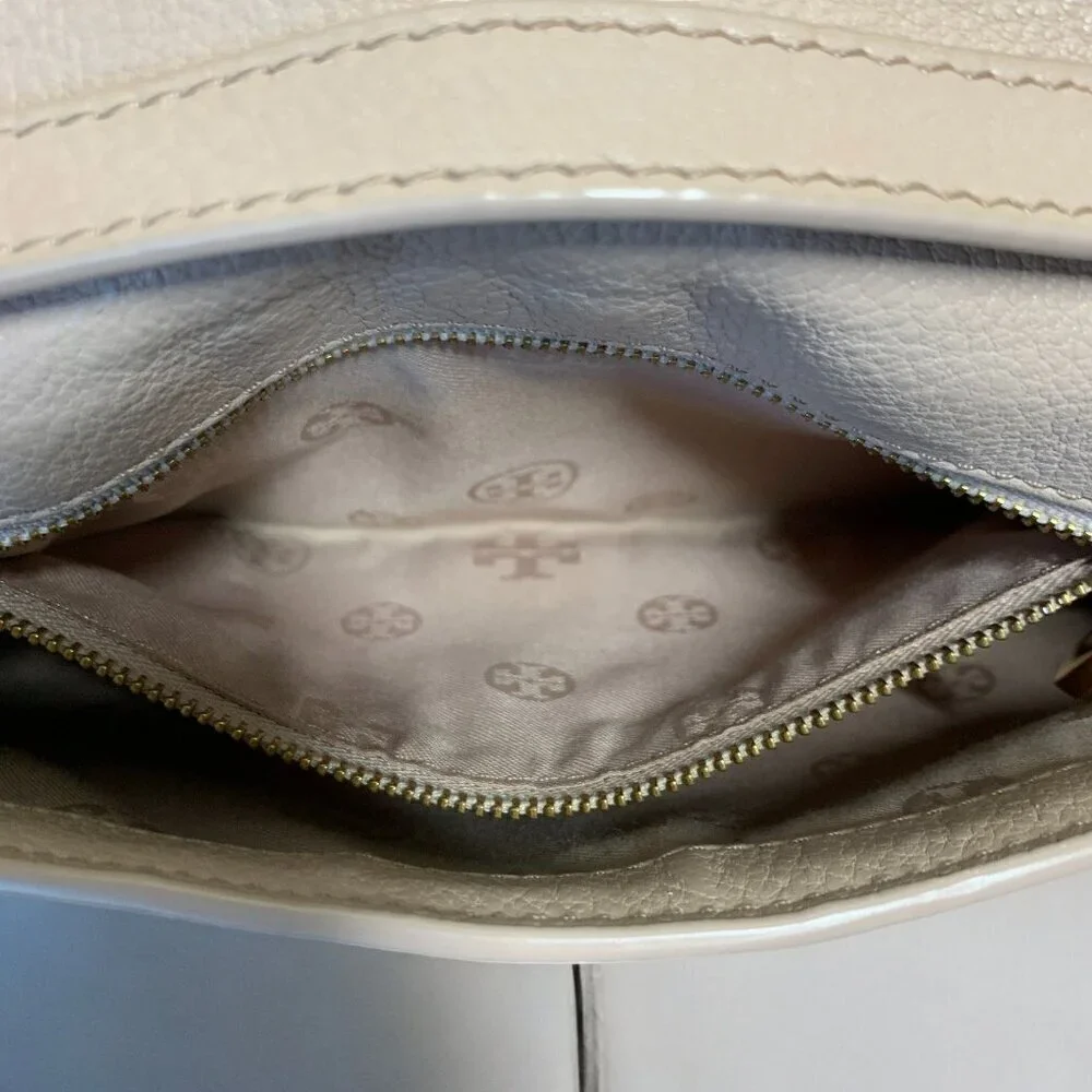 Tory Burch Jamie Blush Pink Leather Convertible Crossbody Clutch Gold Hardware